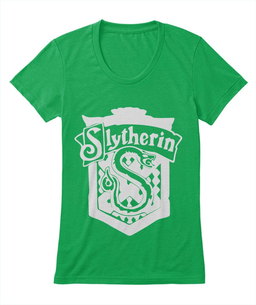 Camiseta Harry Potter Slytherin Cuello V