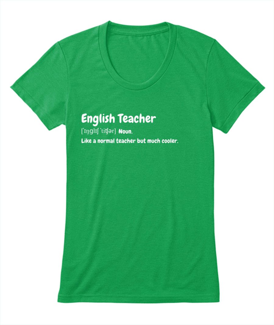 English Teacher Definition (Mujer Cuello V)
