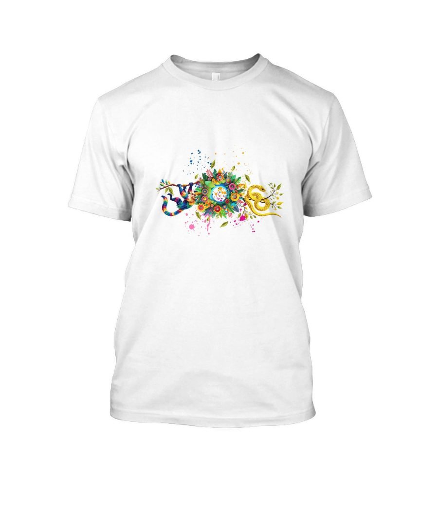 Mono y Serpiente Tropical - T-Shirt Cuello redondo Unisex