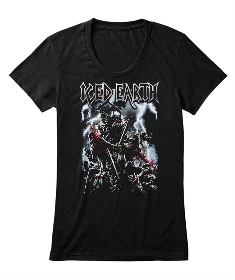ICED EARTH Vigil Crusaders Cuello V Mujer