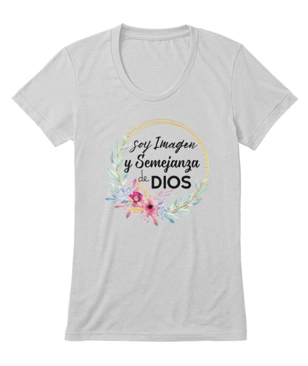 Soy Imagen y Semejanza de Dios | T-shirt Cuello V Mujer
