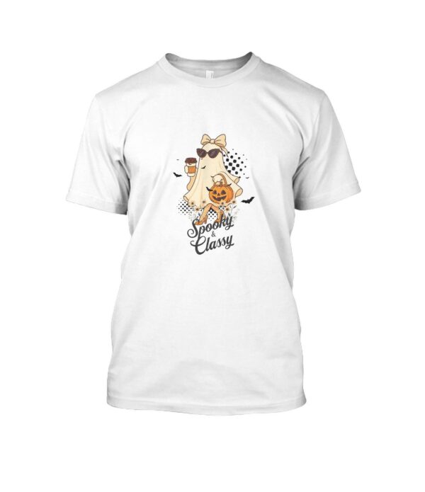 Fantasma Coquette — Spooky y Classy T-Shirt Cuello redondo Unisex