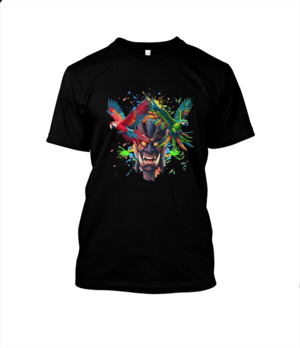 Máscara Tropical & Lapa T-Shirt Cuello redondo Unisex