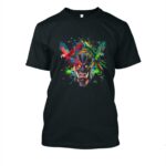 Mascara Tropical y Lapas T-Shirt Cuello redondo Unisex