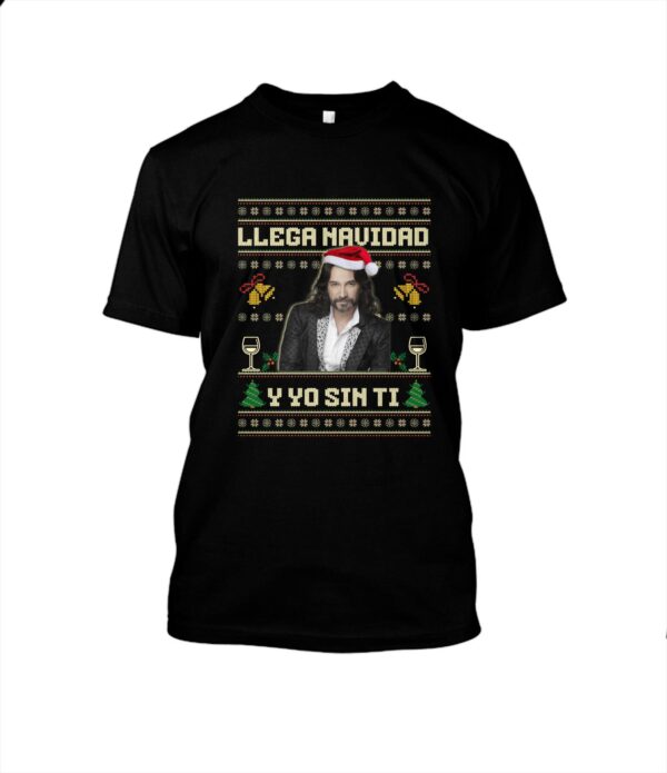 El Buki Navidad Sin Ti - Estilo Ugly Sweater T-Shirt Cuello redondo Unisex