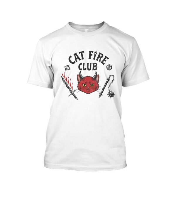 Catfire Club - Stranger Things T-Shirt Cuello redondo Unisex