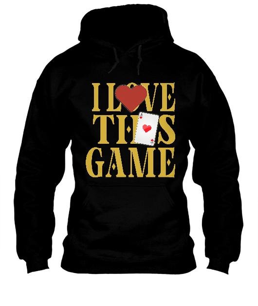 Hoodies Unisex POKER Heavy Blend "LOVE THIS GAME"