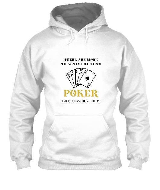 Hoodies UNISEX POKER Heavy Blend " I IGNORE THEM"