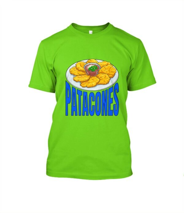 Patacones con Frijoles ilustración de estilo clásico