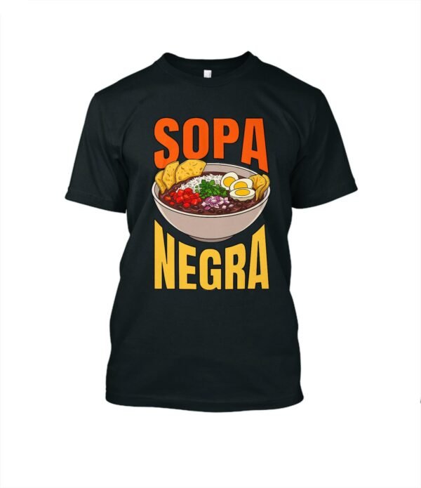 Sopa Negra ilustración en estilo moderno